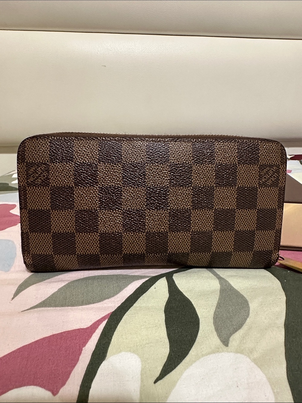 Louis Vuitton Damier Ebene Long Zippy Wallet